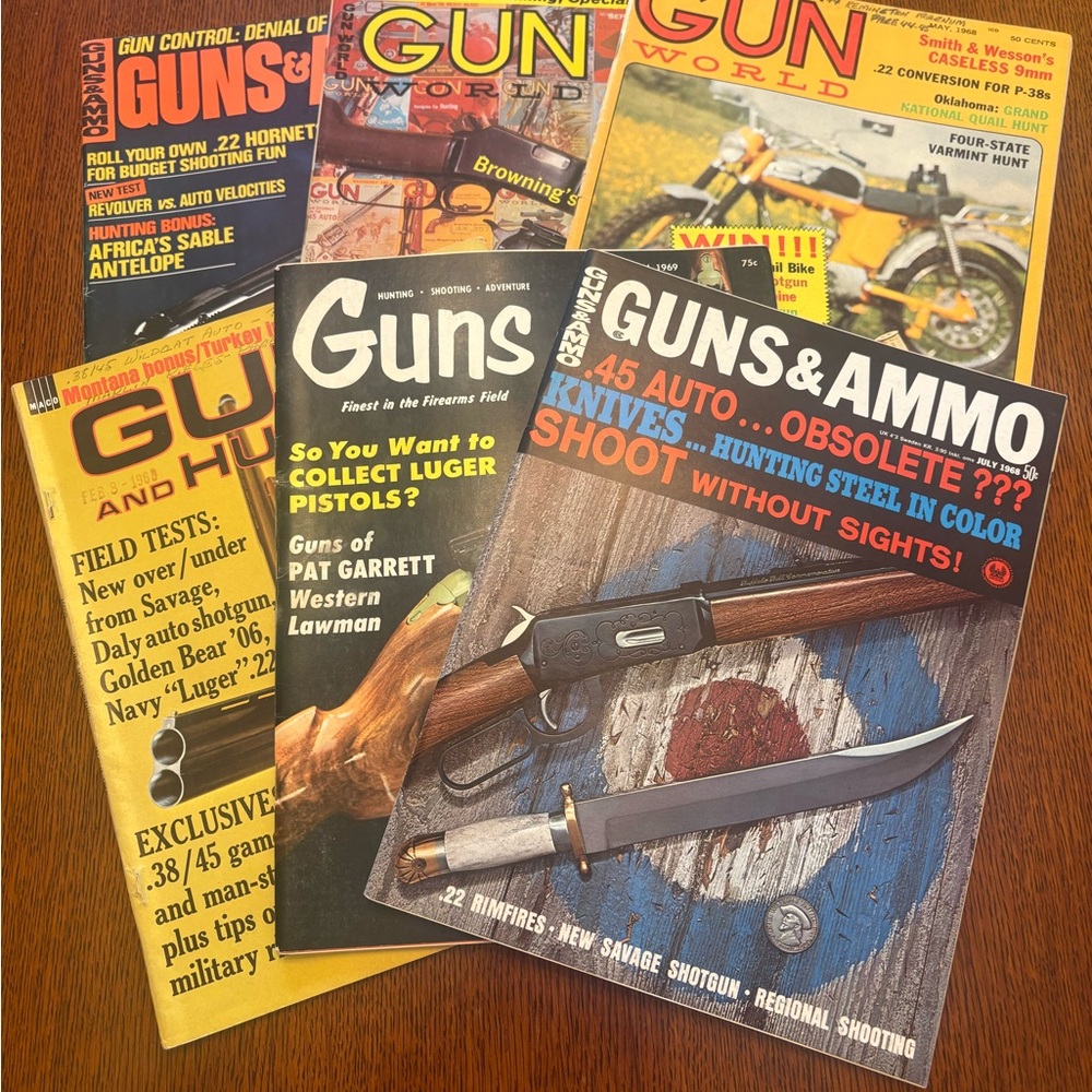 Vintage Guns & Ammo Magazine Collection